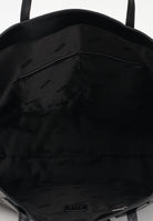 GCDS Shopper nera da donna con pattern logo GCDSMD001 99 GCDS 