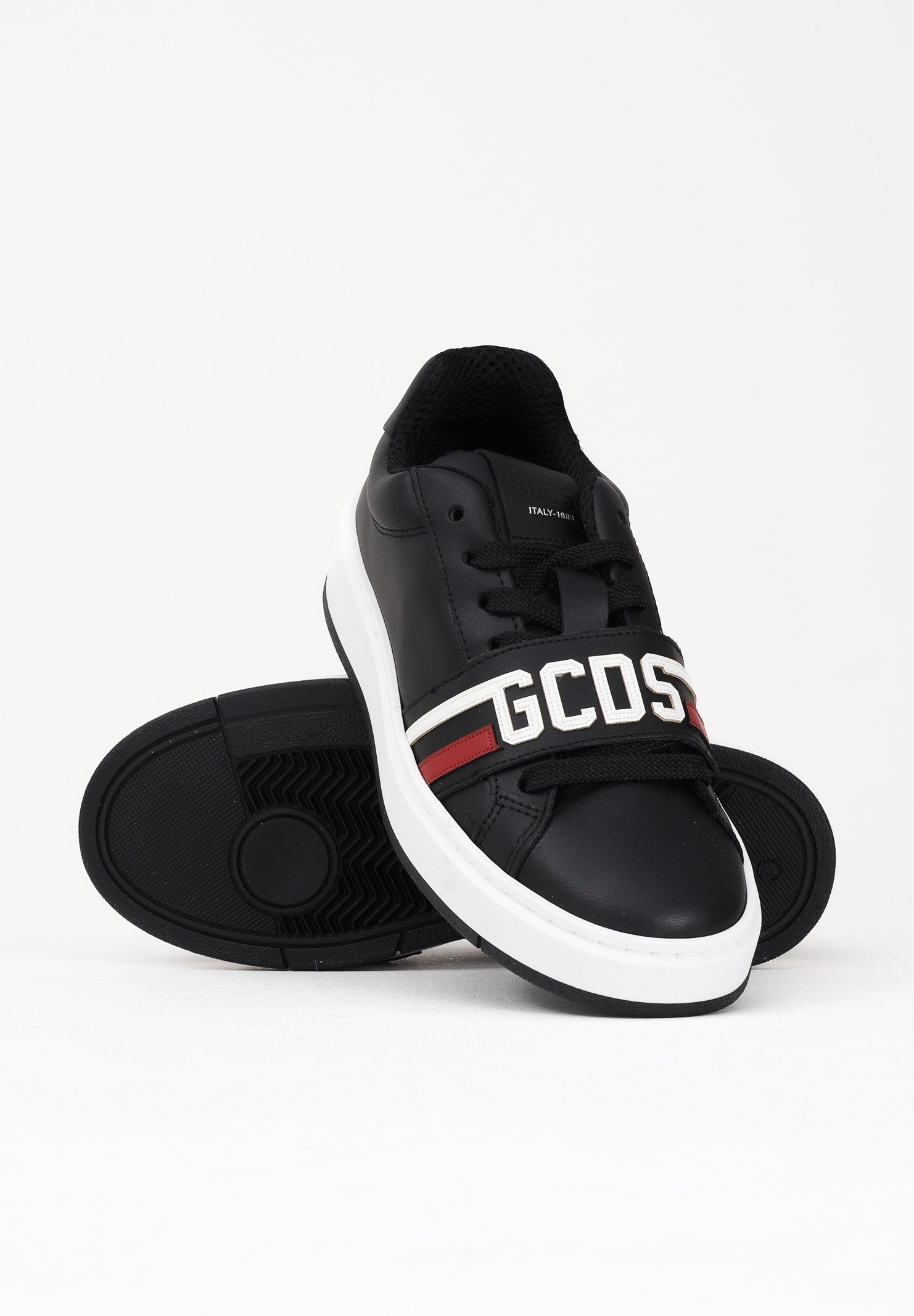 GCDS Sneakers nere da uomo con logo GCU1012 462 GCDS 