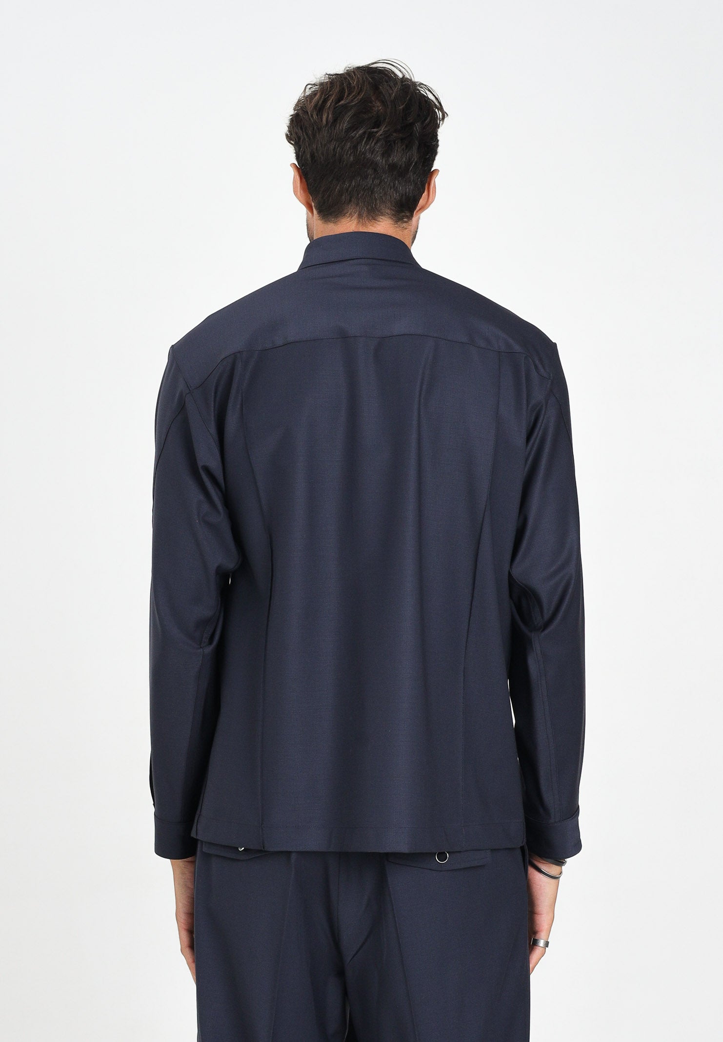 I'M BRIAN Camicia a manica lunga blu da uomo CA3450 005 I'M BRIAN 