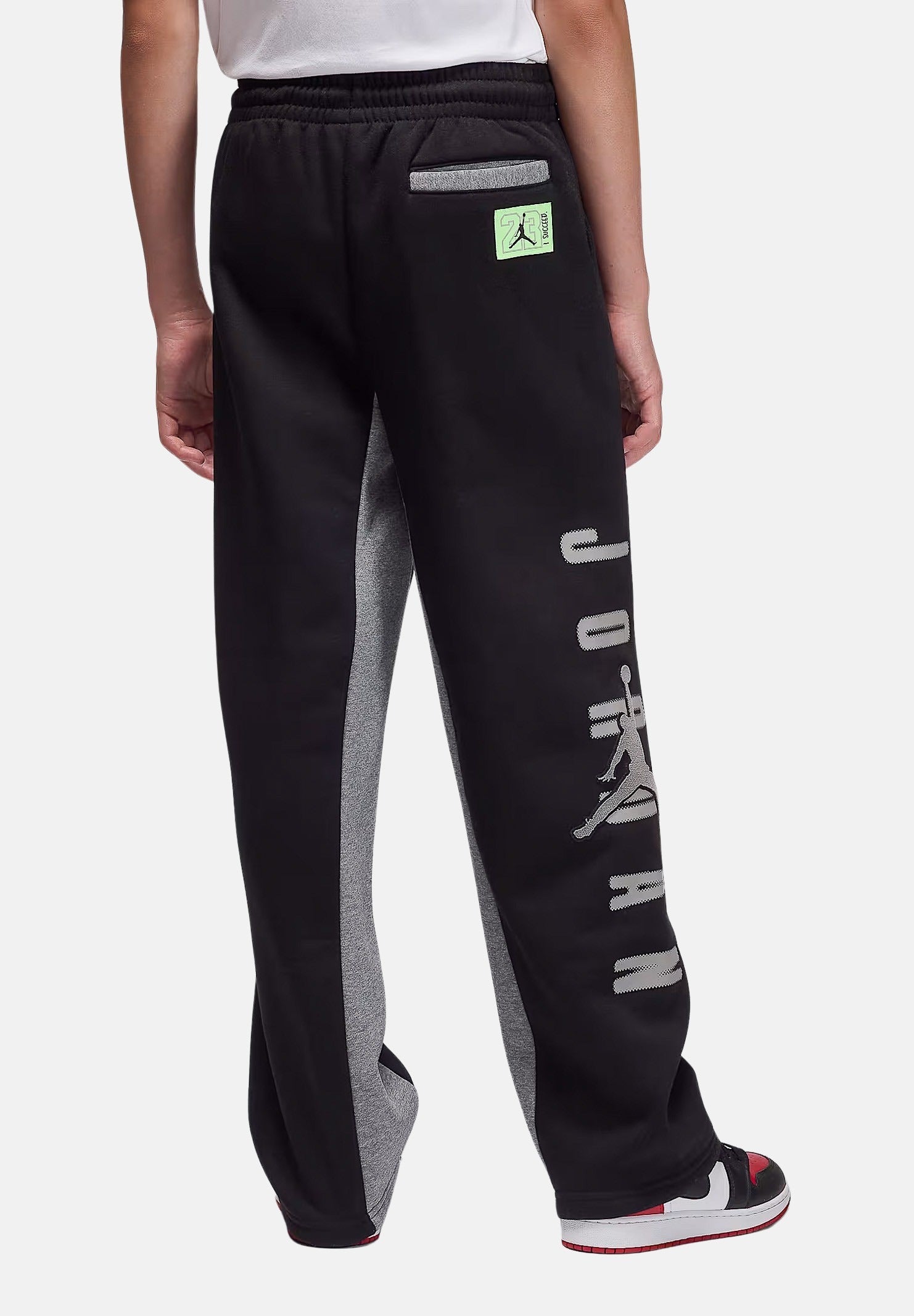JORDAN Pantalone sportivo Future Flight Fleece nero per bambino e bambina 95F220 023 JORDAN 