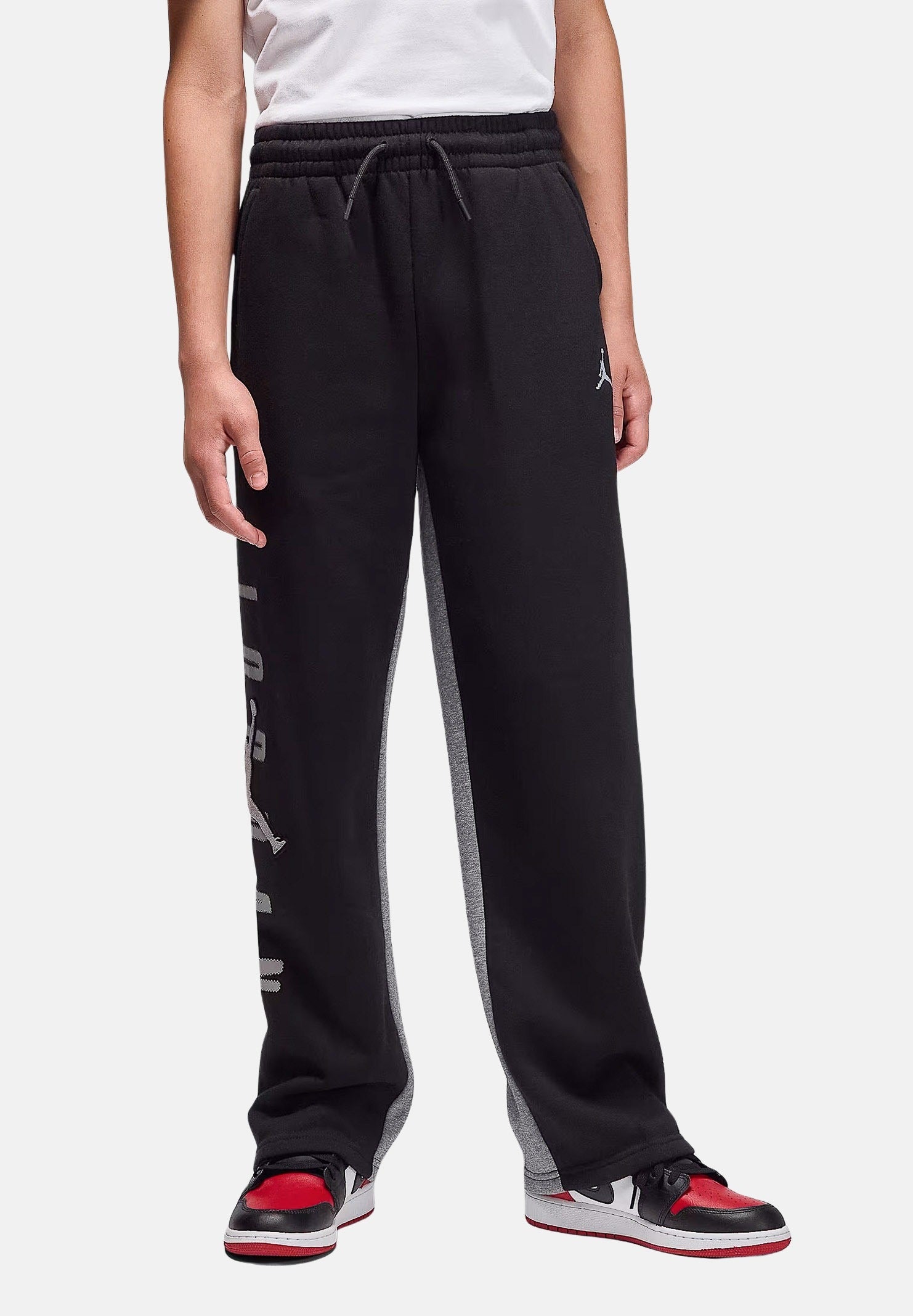 JORDAN Pantalone sportivo Future Flight Fleece nero per bambino e bambina 95F220 023 JORDAN 
