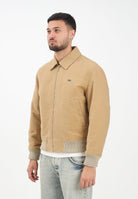 LACOSTE Giubbotto scamosciato beige da uomo BH5147 02S LACOSTE 