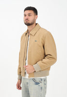 LACOSTE Giubbotto scamosciato beige da uomo BH5147 02S LACOSTE 