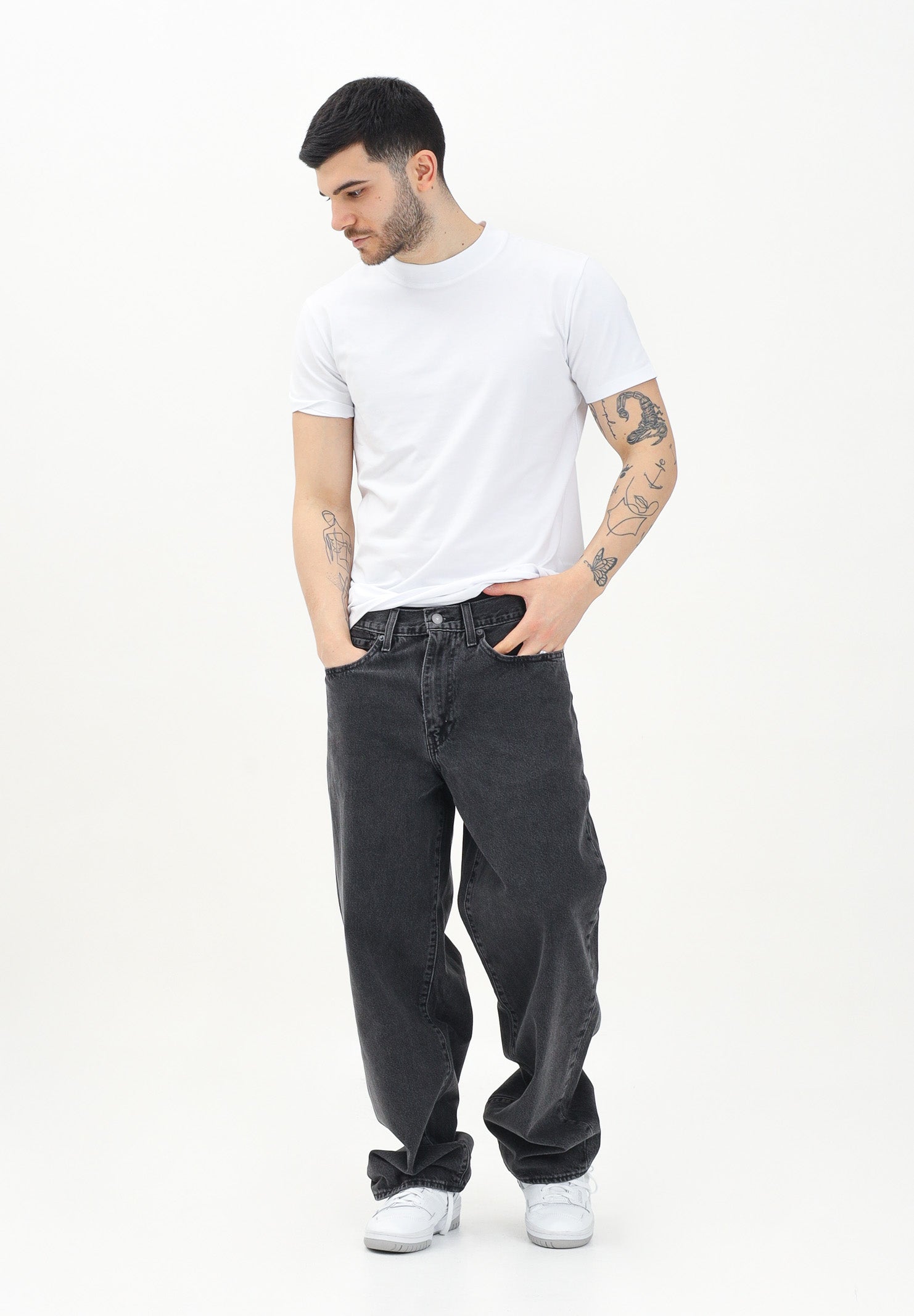LEVI'S® Jeans 578™ Baggy in denim nero da uomo A4750-0020 0020 LEVI'S® 