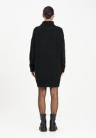 MAISON MARGIELA Abito corto nero per donna e ragazza con maxi logo M60848MM06M M6900 MAISON MARGIELA 