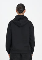MARNI Felpa con cappuccio nera per donna, ragazzi e bambini rifinita da logo Patch Marni ricamato M01266M00V0 0M90D MARNI 