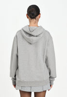 MARNI Felpa con cappuccio grigia per donna, ragazzi e bambini rifinita da logo Patch Marni ricamato M01266M00V0 0M923 MARNI 