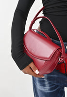 MARNI Borsa a tracolla Smile bordeaux da donna con logo istituzionale M01476M00TK 0M434 MARNI 