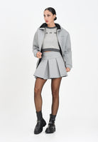 MARNI Gonna corta grigia per donna e ragazze in neoprene a balze M01550M00VC 0M923 MARNI 