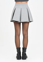 MARNI Gonna corta grigia per donna e ragazze in neoprene a balze M01550M00VC 0M923 MARNI 