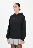 MARNI Felpa con cappuccio nera per donna, ragazzi e bambini con logo M01576M00V0 0M900 MARNI 