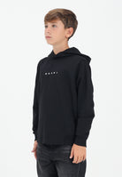 MARNI Felpa con cappuccio nera per donna, ragazzi e bambini con logo M01576M00V0 0M900 MARNI 