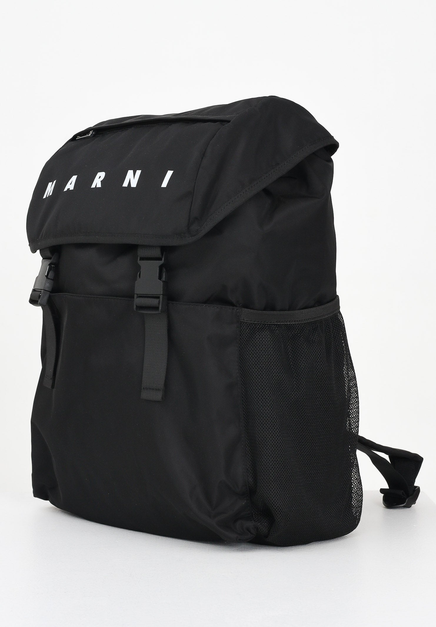 MARNI Zaino nero per uomo e donna con logo M01637M00TJ 0M900 MARNI 