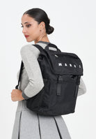 MARNI Zaino nero per uomo e donna con logo M01637M00TJ 0M900 MARNI 