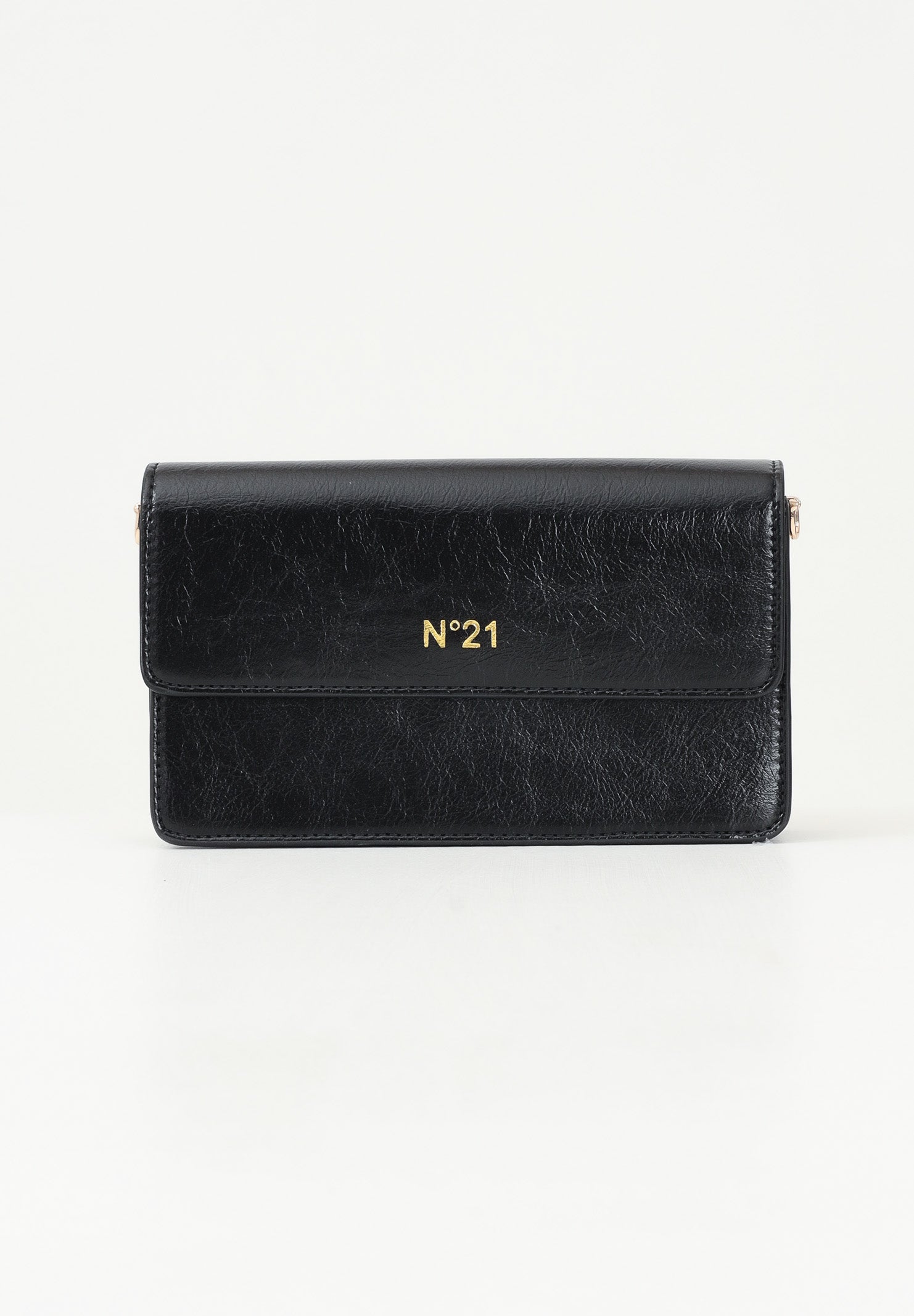N21 Pochette nera da donna effetto lucido dalla forma rettangolare N2104RN0246 0N900 N21 