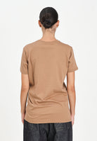 N21 T-shirt a manica corta cammello per donna, ragazzi e bambini con stampa logo N21173N0153 0N720 N21 