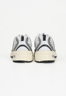 NEW BALANCE Sneakers 530 argento, bianche e nere da uomo U530ESA . NEW BALANCE 