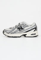NEW BALANCE Sneakers 740 bianche, argento e nere da uomo U740BK2 . NEW BALANCE 