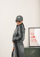 NEW ERA Cappello con visiera 9TWENTY New York Yankees MLB Houndstooth bianco e nero per uomo e donna 60691222 . NEW ERA 