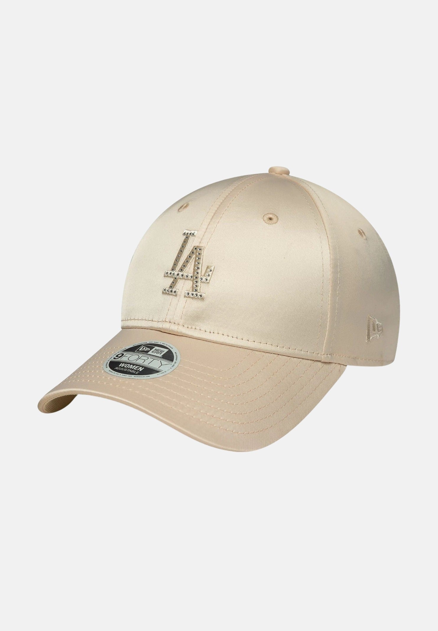 NEW ERA Cappello con visiera 9FORTY LA Dodgers MLB Satin Rhinestone panna da donna 60691311 . NEW ERA 