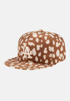NEW ERA Cappello con visiera Animal Print 59Fifty Los Angeles Dodgers cammello per uomo e donna 60844111 . NEW ERA 