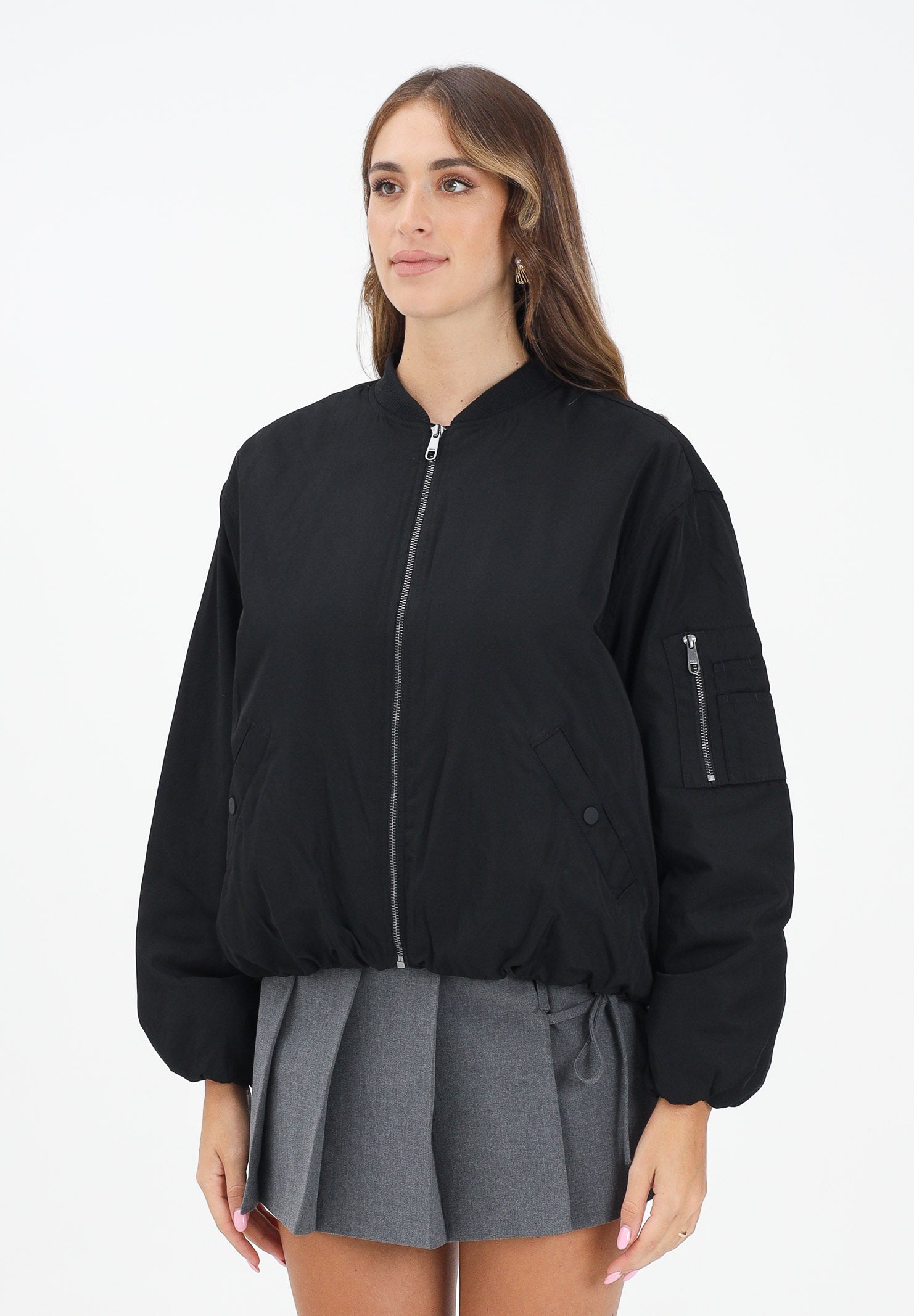 ONLY Bomber nero da donna 15348654 Black ONLY 