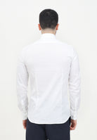 Camicia a manica lunga bianca da uomo 5C0017/A01 W103 PATRIZIA PEPE 