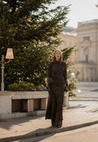 SANTAS Abito lungo DIVINE marrone da donna PV2614 MA SANTAS 