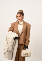SANTAS Giacca OMBRE miele da donna PV2619 MI SANTAS 
