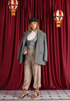 SANTAS Cappotto corto LUMIÈRE grigio da donna PV2620 GR SANTAS 