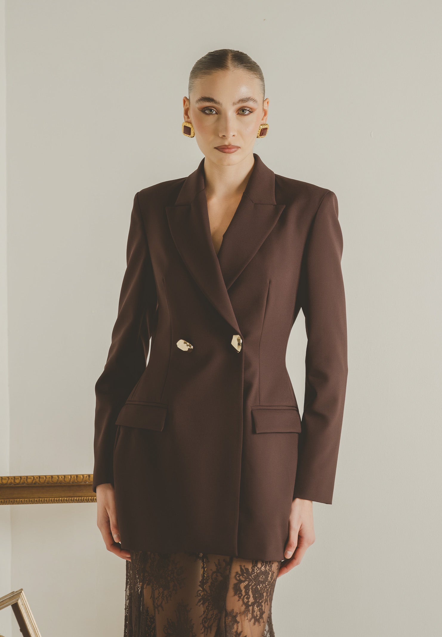 SANTAS Giacca NUIT marrone da donna PV2621 MA SANTAS 
