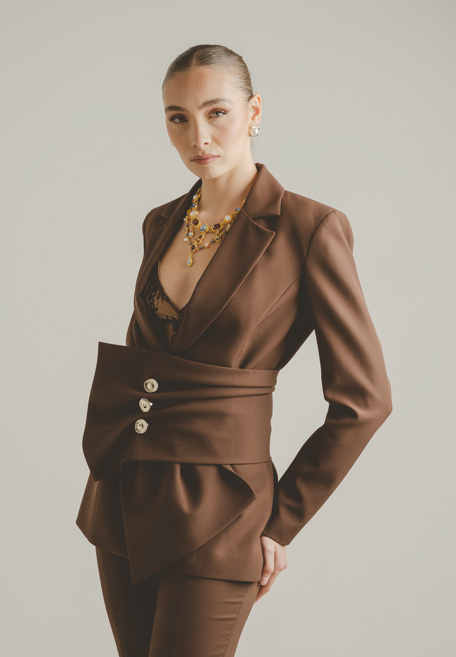 SANTAS Giacca ALLURE marrone da donna PV2622 NU SANTAS 