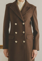 SANTAS Cappotto lungo ÉCLIPSE marrone da donna PV2623 MA SANTAS 