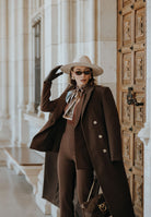 SANTAS Cappotto lungo ÉCLIPSE marrone da donna PV2623 MA SANTAS 