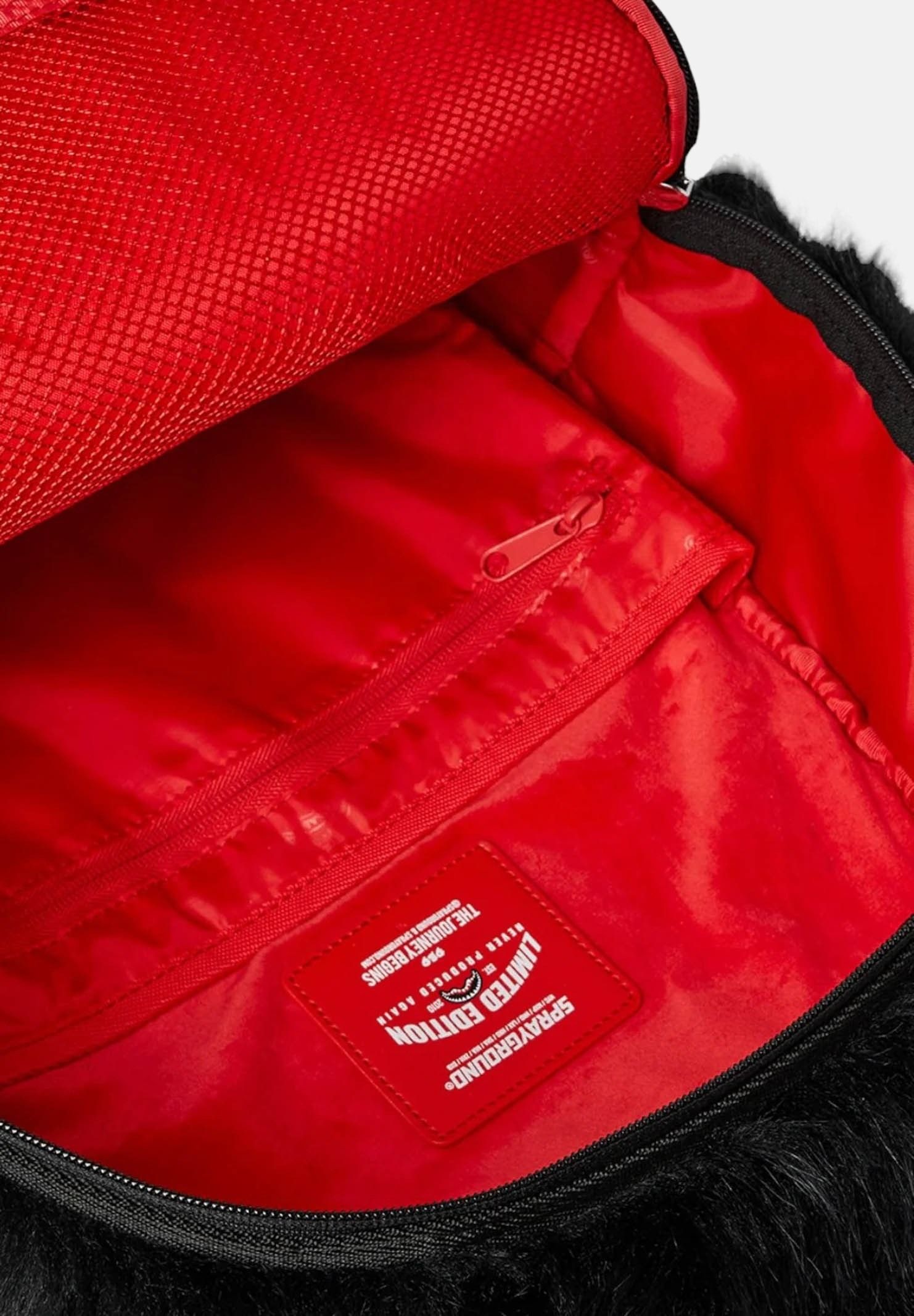 SPRAYGROUND Zaino Sprayground Fur Cray nero per uomo e donna 910B8203NSZ . SPRAYGROUND 