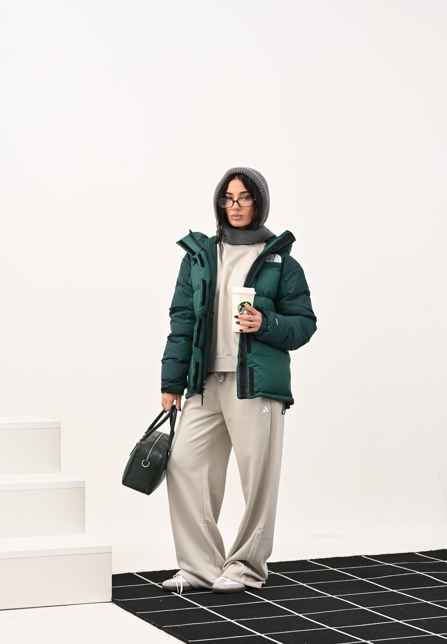THE NORTH FACE Piumino Himalayan verde da donna NF0A4R2WGM01 . THE NORTH FACE 