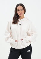 THE NORTH FACE Felpa con cappuccio Essential panna da donna NF0A89ENQLI1 . THE NORTH FACE 