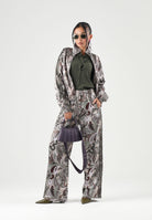 ADIDAS ORIGINALS Pantaloni LIBERTY LONDON multicolore da donna con fantasia grafica all-over e bande laterali a contrasto. HY5000 . ADIDAS ORIGINALS 