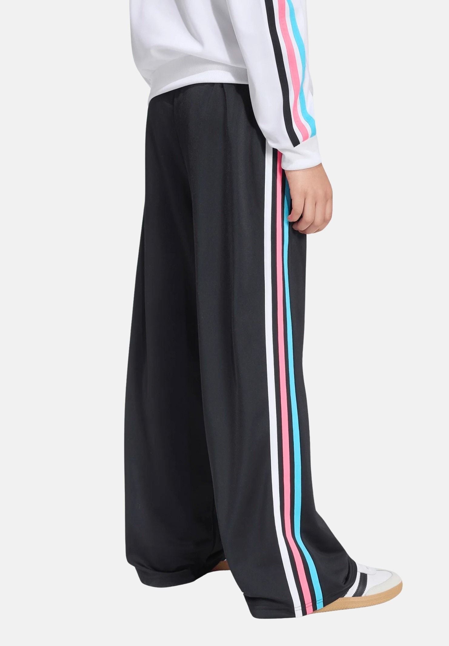 ADIDAS ORIGINALS Pantaloni FIREBIRD LOOSE nero per bambino e bambina HZ6657 . ADIDAS ORIGINALS 