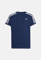 ADIDAS ORIGINALS T-shirt 3-STRIPES TEE Night Indigo blu per bambino e bambina HZ6670 . ADIDAS ORIGINALS 