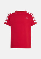 ADIDAS ORIGINALS T-shirt 3-STRIPES TEE Team Victory Red-rossa per bambino e bambina HZ6671 . ADIDAS ORIGINALS 
