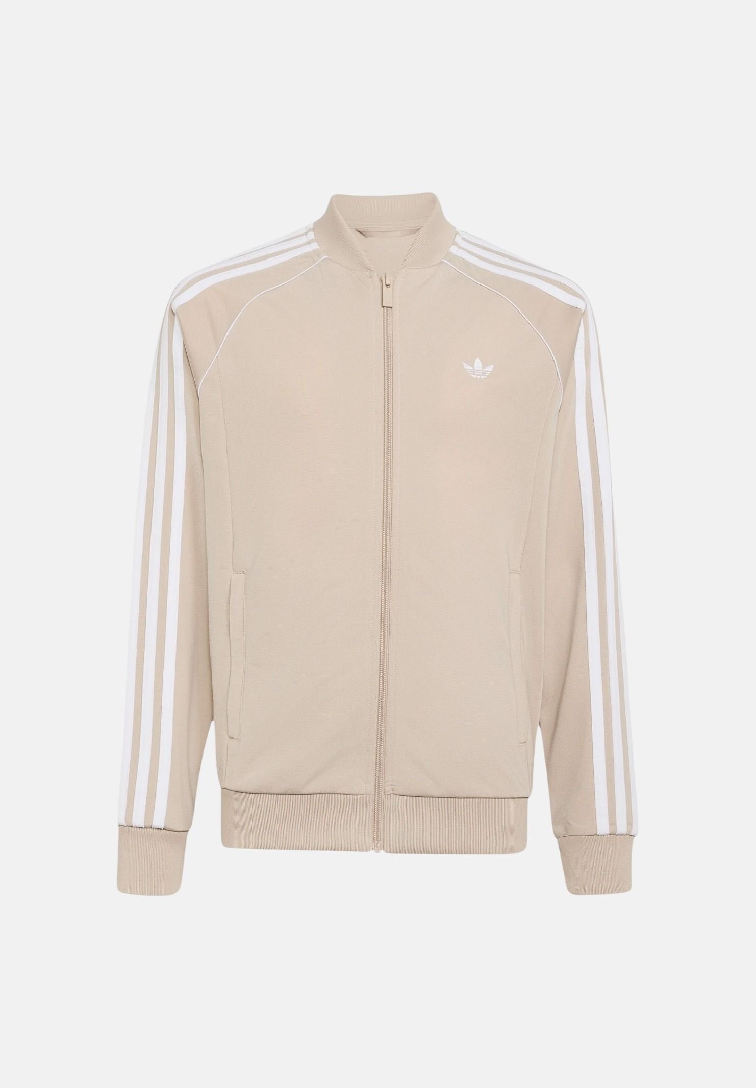 ADIDAS ORIGINALS Felpa ADICOLOR CLASSICS FIREBIRD Khaki Three, beige per bambino e bambina IA2229 . ADIDAS ORIGINALS 