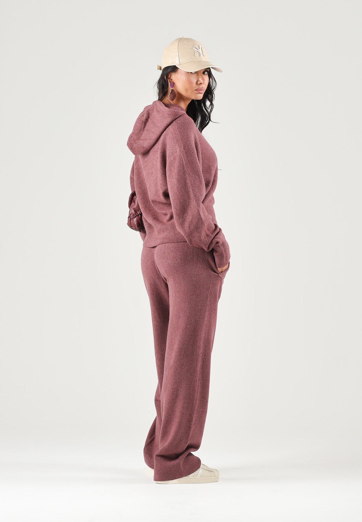 ADIDAS ORIGINALS Felpa con cappuccio quicri-rosa da donna con coulisse regolabile. IA4447 . ADIDAS ORIGINALS 