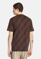 ADIDAS ORIGINALS T-shirt MONOGRAM AOP Aurora Coffee da uomo IA4531 . ADIDAS ORIGINALS 
