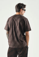 ADIDAS ORIGINALS T-shirt MONOGRAM AOP Aurora Coffee da uomo IA4531 . ADIDAS ORIGINALS 