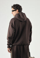 ADIDAS ORIGINALS Felpa con cappuccio MONO HOODED SWEAT Aucu marrone da uomo e donna IA4542 . ADIDAS ORIGINALS 