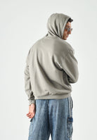 ADIDAS ORIGINALS felpa con cappuccio Felpa Mono Hooded silver pebble grigio beige, colore basico beige, uomo. IA4543 . ADIDAS ORIGINALS 