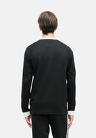 ADIDAS ORIGINALS T-shirt ADICOLOR CLASSIC a manica lunga nera da uomo, 3-Stripes IA4877 . ADIDAS ORIGINALS 