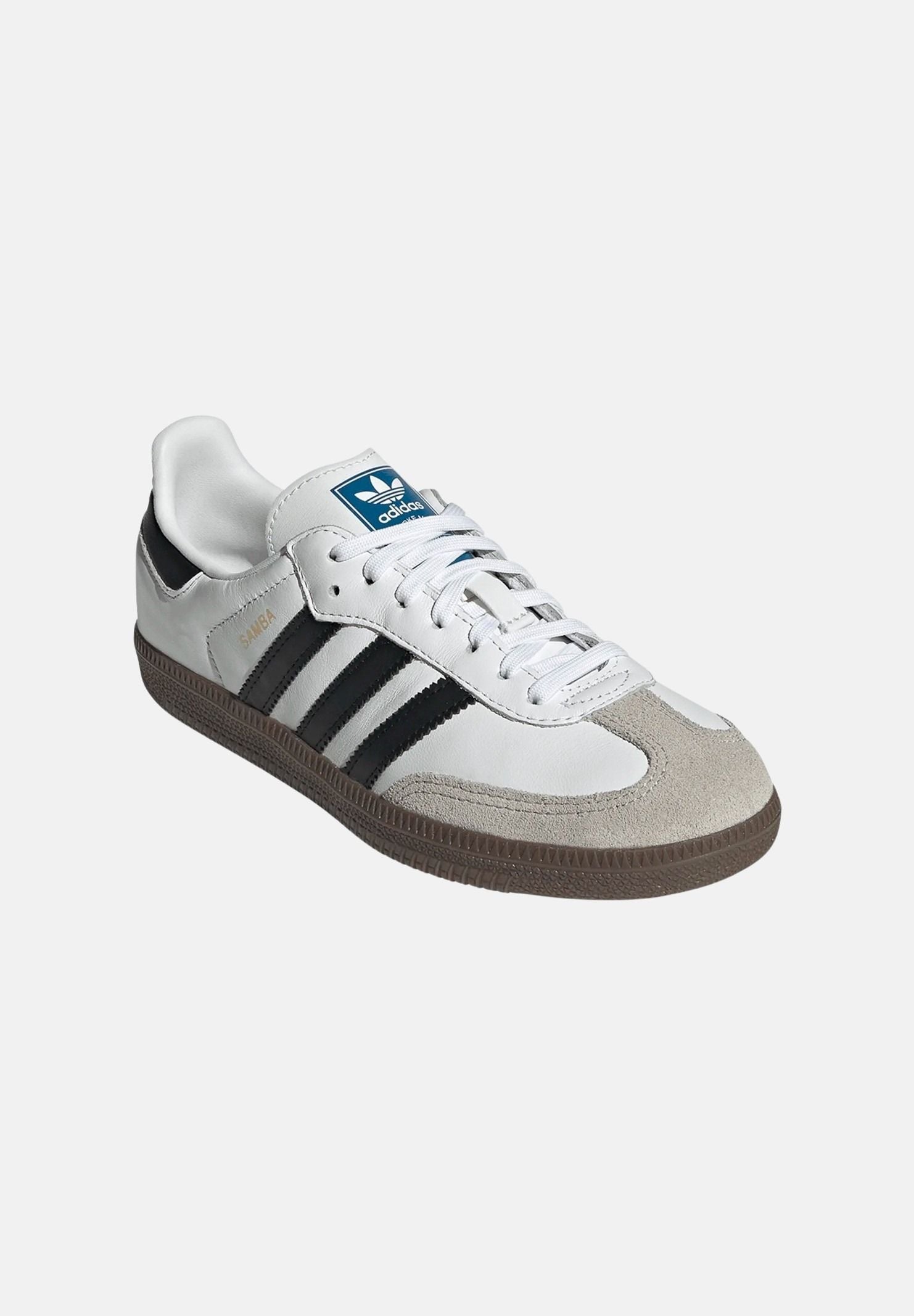 ADIDAS ORIGINALS Sneakers Samba OG bianche per bambino e bambina IE3677 . ADIDAS ORIGINALS 