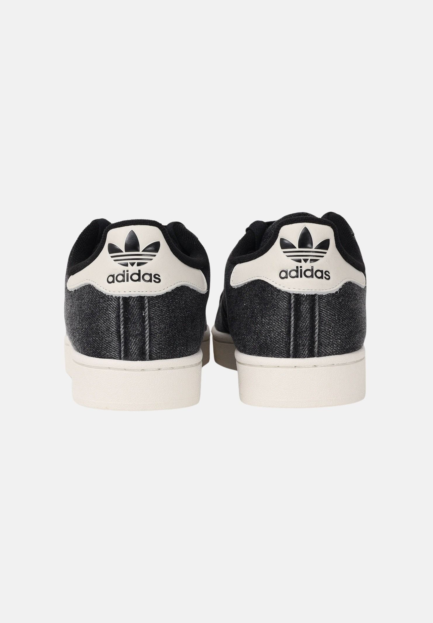 ADIDAS ORIGINALS Sneakers SUPERSTAR II in denim nero per uomo e donna IH9247 . ADIDAS ORIGINALS 
